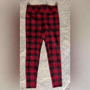 Loft Buffalo Plaid Ponte leggings